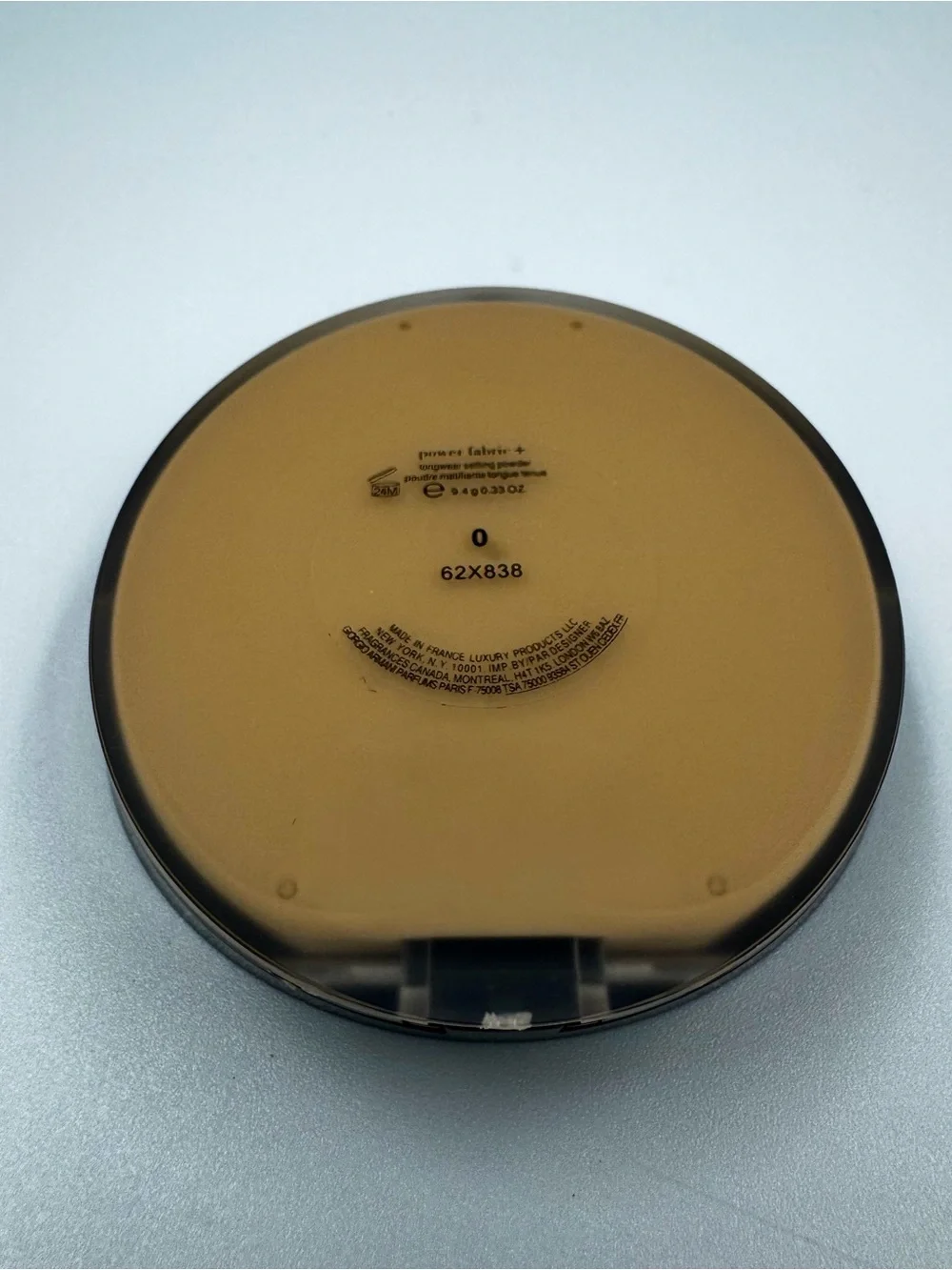 Giorgio Armani Power Fabric+ Setting Powder Shade 0 New